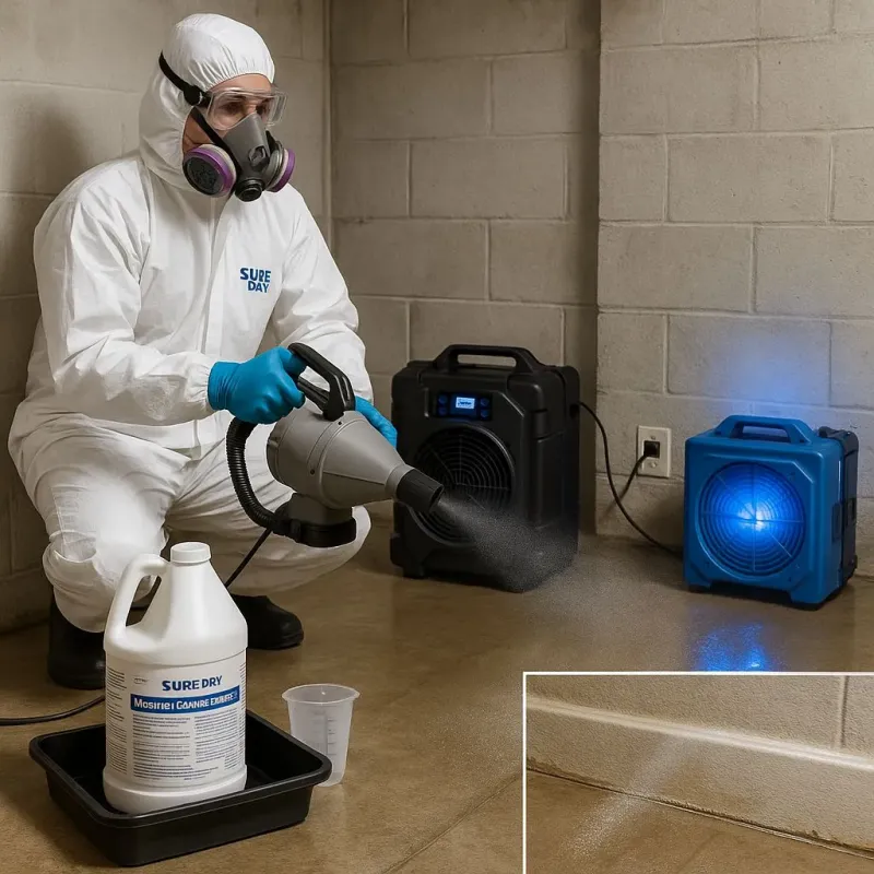 Sanitization and Odor Removal process in Winfield, WV