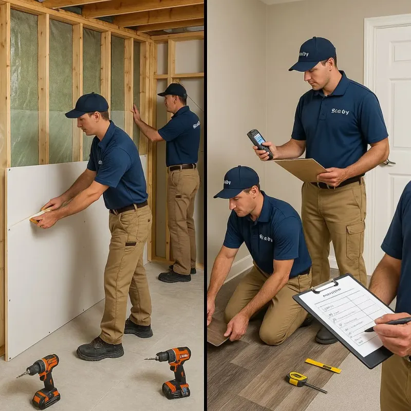 Repairs and Reconstruction process in Winfield, WV